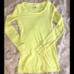 Victoria’s Secret yellow long sleeve tee